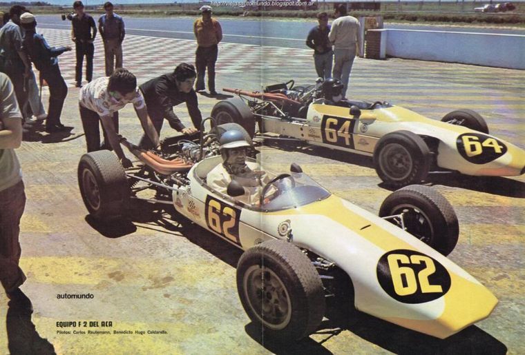 Última de F2 en Maggiolo, gana Caldarella y Lole es 2°. En el 70, ambos van a Europa