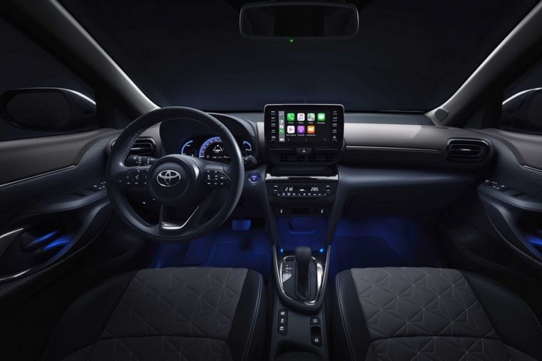 Interior del Toyota Yaris Cross
