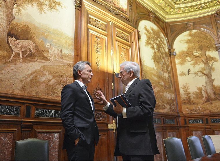 El documento lleva la firma de Mauricio Macri y Mario Vargas Llosa, entre otros.