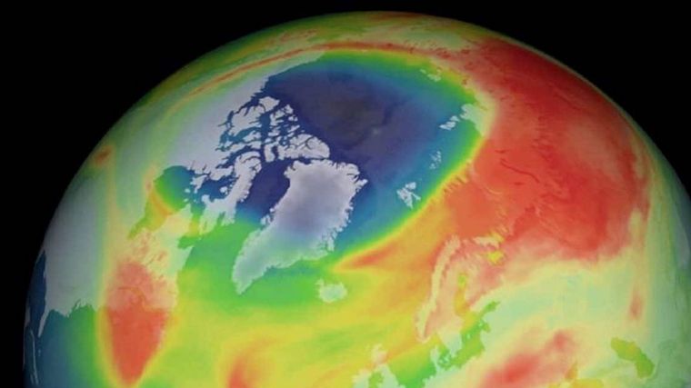 Se cierra el agujero de ozono más grande observado en el Ártico