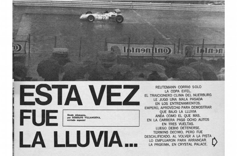 Se había puesto 9°, se cayo el burro de arranque y arrastraba, boxes y exclusión