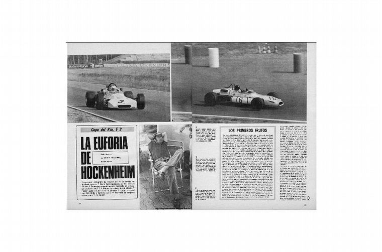 Su segundo paso por Hockenheim le dio la primera pole en Europa.