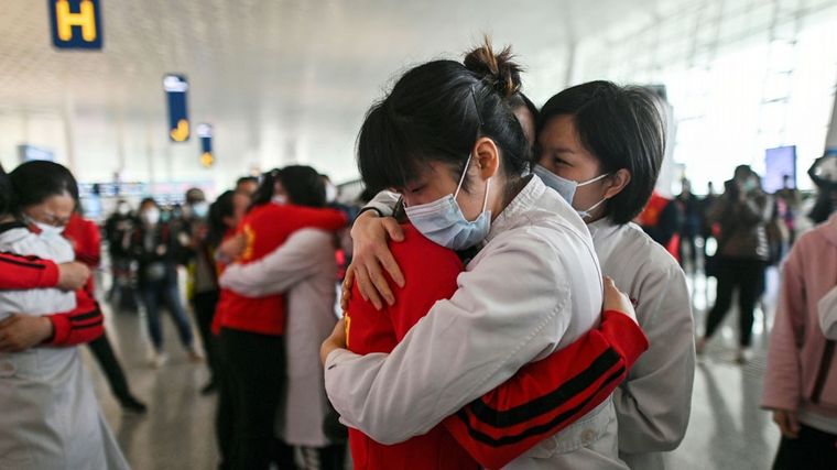 Ya no hay pacientes de coronavirus internados en Wuhan, China