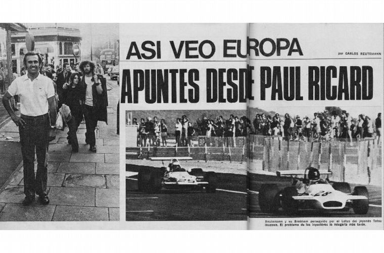 El mismo Reutemann contaba sus experiencias en una columna propia