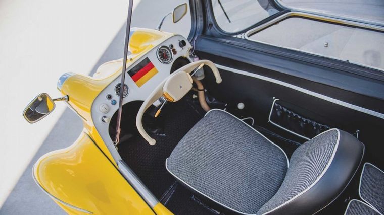 El puesto del conductor de un Tiger TG 500