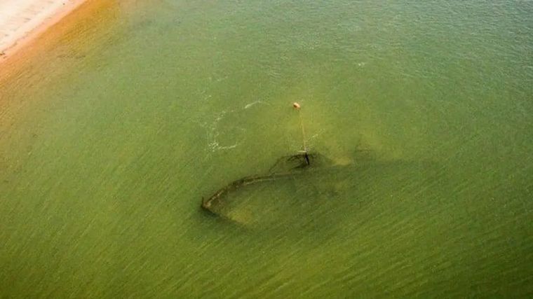 El naufragio habría ocurrido hace 100 años.