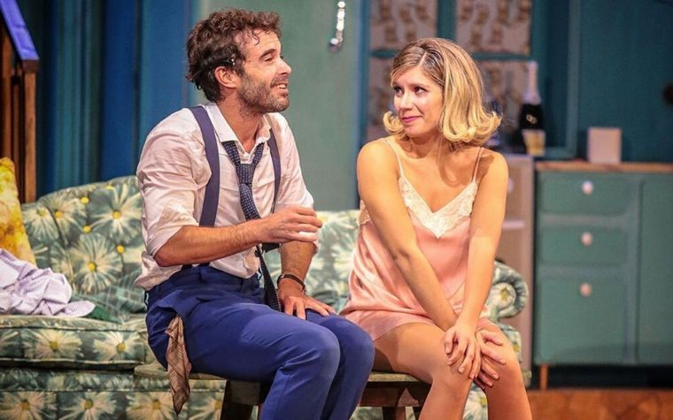 Laurita y Cabré compartieron escenario en "Departamento de Soltero".