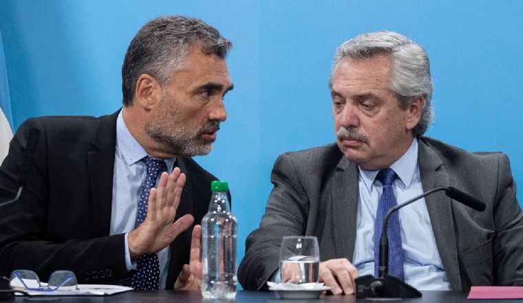 Alejandro Vanoli y Alberto Fernández