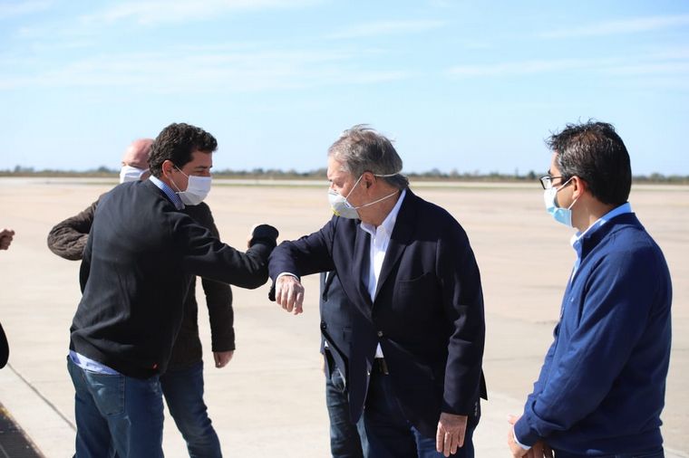 El gobernador Juan Schiaretti recibió al ministro de Salud Ginés González García