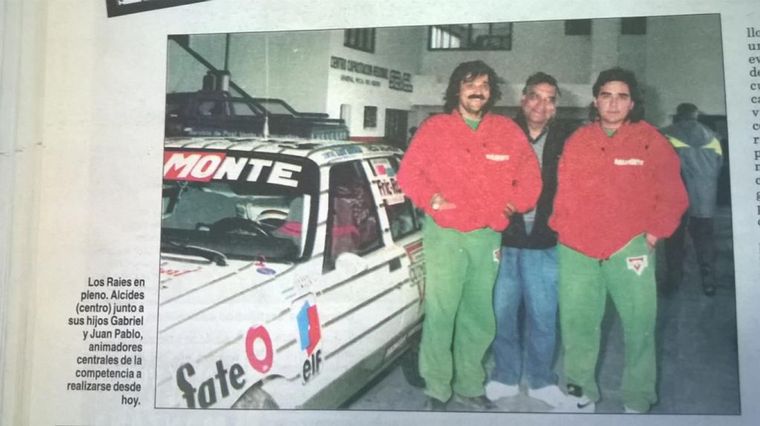 Un equipo que lo llenó de orgullo, con sus dos hijos en el rally argentino