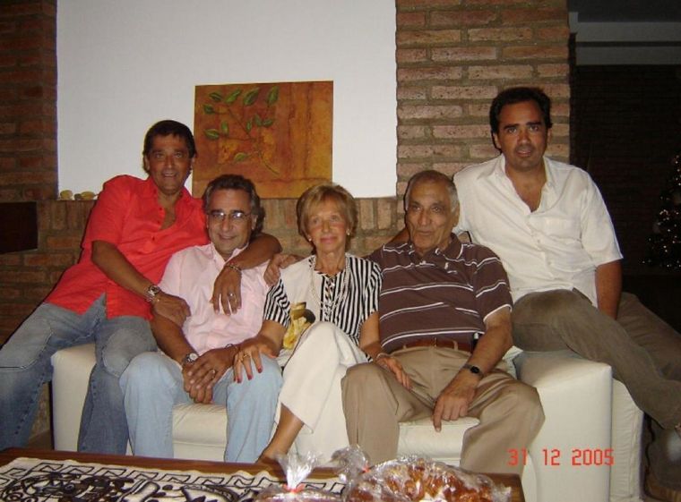 La familia, Lidia, Gabriel, Marcelo, Juan Pablo, su gran contención