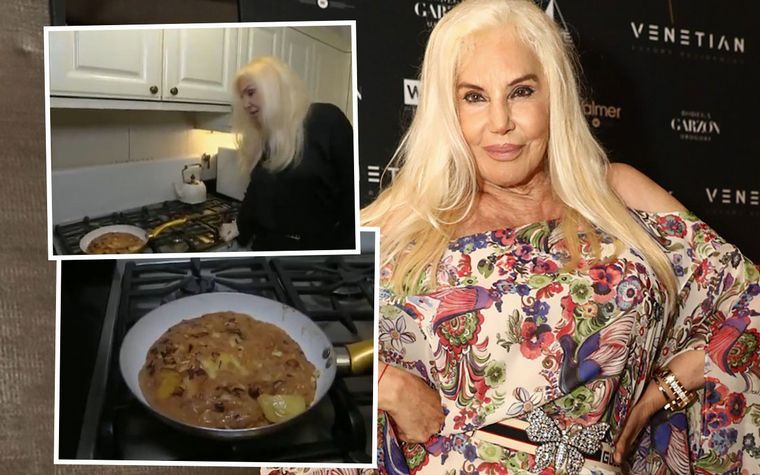 Susana cocina su primera tortilla en vivo