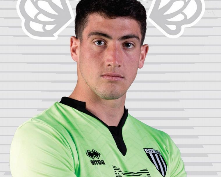 Tomás Marchiori, arquero de Gimnasia de Mendoza.
