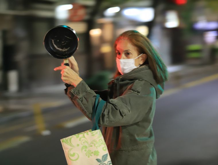 Vecinos criticaron al Gobierno de Alberto Fernández.