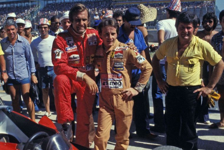 También Reutemann forjó una gran amistad con Giles, fueron compañeros en Ferrari