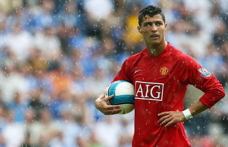 FOTO: El duro aprendizaje de Cristiano Ronaldo en Manchester United.