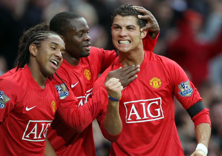 El duro aprendizaje de Cristiano Ronaldo en Manchester United.