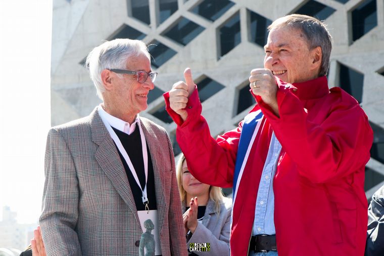 Oreste Berta y el Gobernador Schiaretti en el Evento Torino 2019.