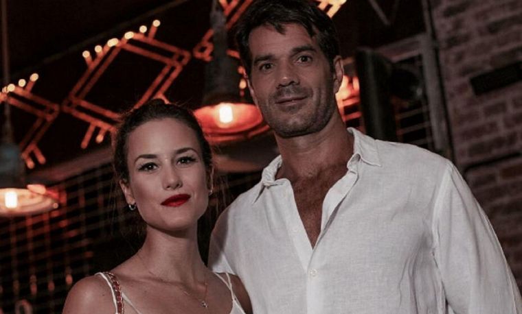 Luli Fernández y su marido