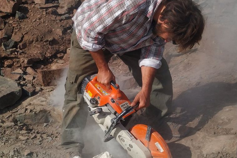 Paleontólogos argentinos encontraron los restos en Santa Cruz (Foto: Nqn)