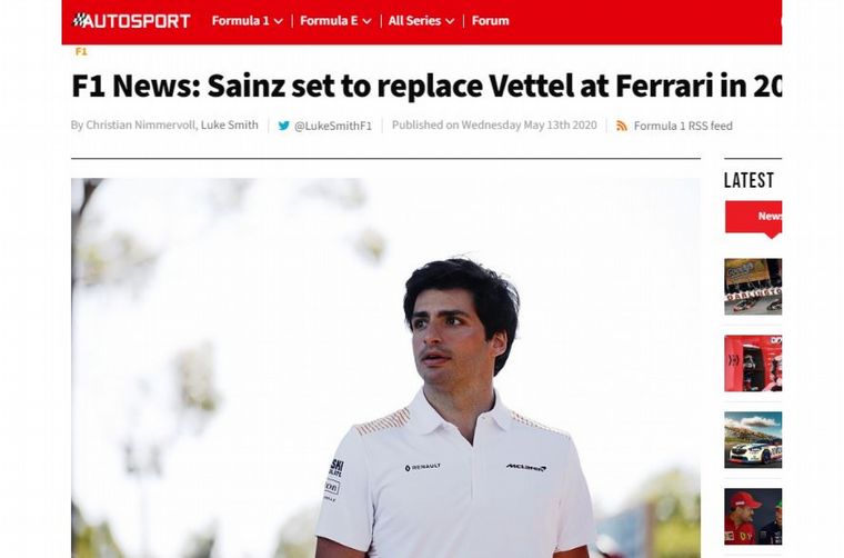 "Se espera un anuncio de Ferrari en los próximos días" dice la Autosport inglesa