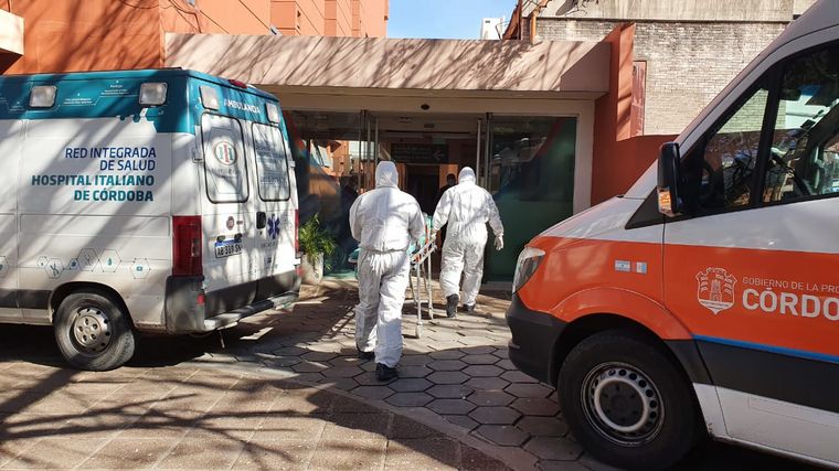 Evacuaron a los pacientes con coronavirus del Hospital Italiano.
