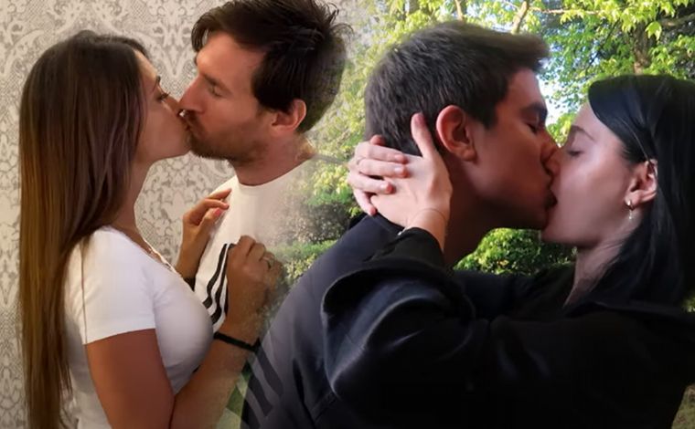 Roccuzzo, Messi, Dybala y Sabatini participaron en el clip.