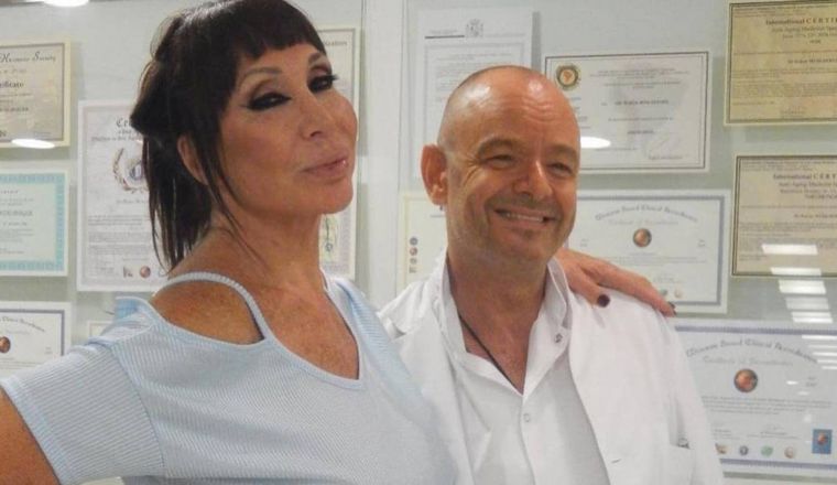 Moria Casán y Rubén Mühlberger 