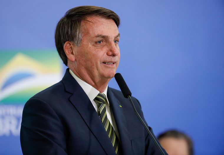 Bolsonaro advirtió cuando un empresario apareció duchándonse en la pantalla.