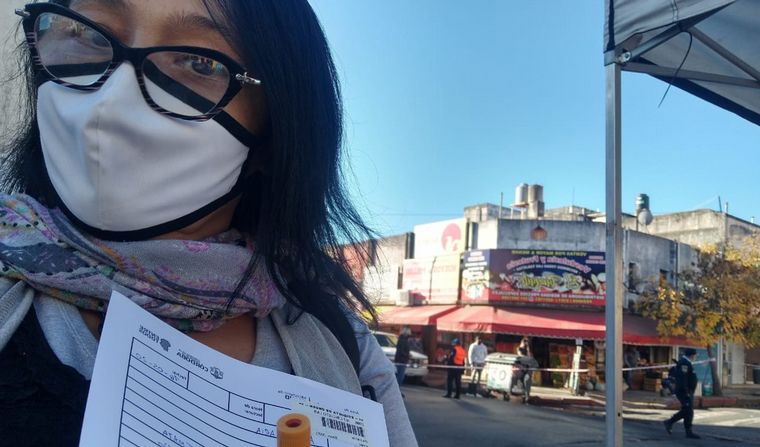 Operativo sanitario en la zona del Mercado Norte de Córdoba.