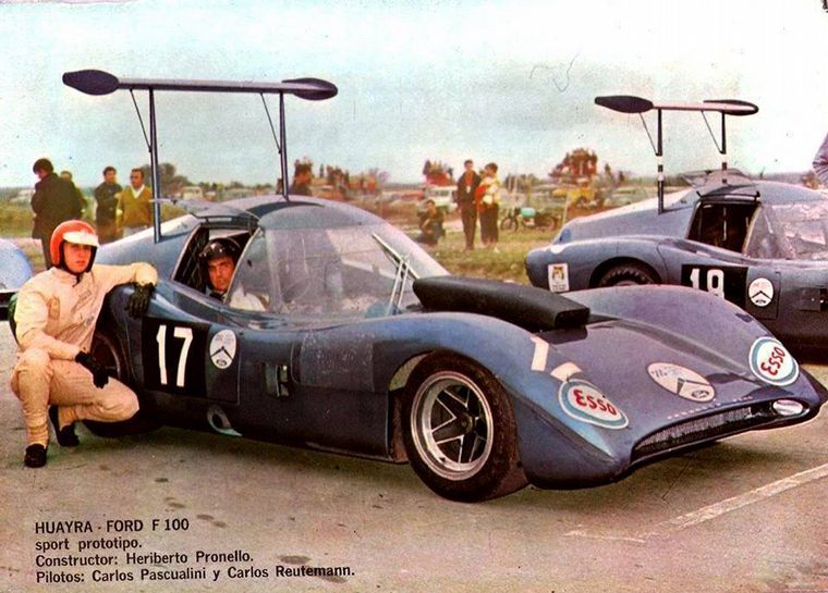 Pascualini, Reutemann y los Huayra oficiales de Ford en el debut en Córdoba.