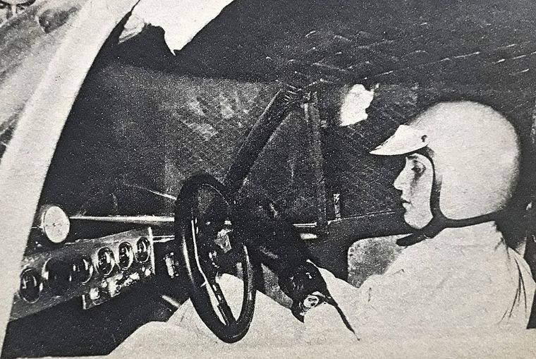 Marzo/1969, Pascualini maneja por primera vez el Huayra en el "Cabalén".