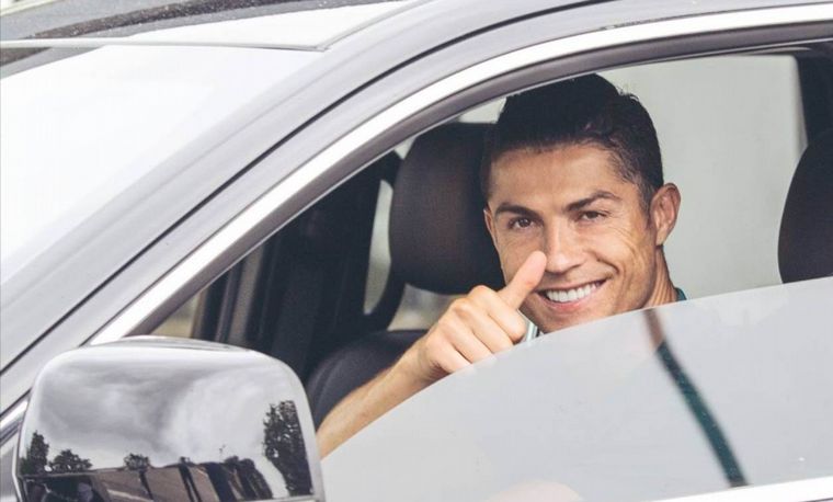 Ronaldo volvió a entrenar con la Juventus.