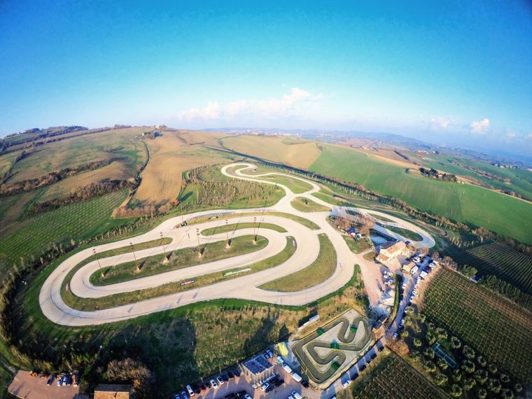El "Valentino Rossi Ranch" de Tavullia, donde entrena el italiano