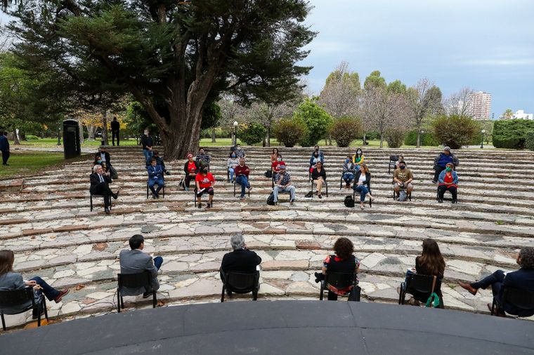 El Presidente recibió a referentes sociales de los barrios populares porteños