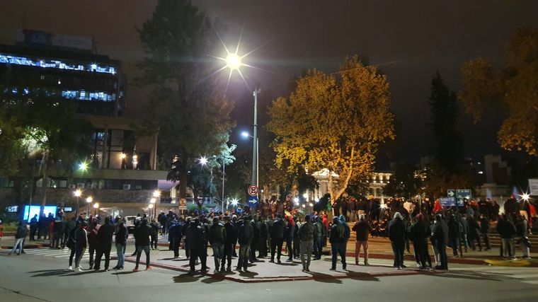 UTA marchó el jueves hacia la Municipalidad de Córdoba.