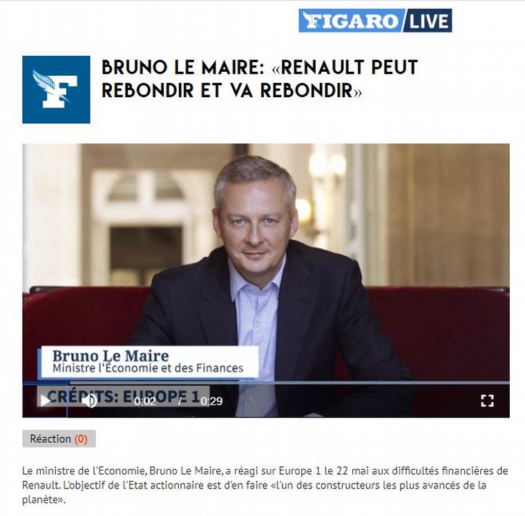 FOTO: El ministro de Economía francés, Bruno Le Maire
