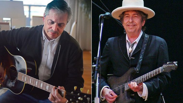 Alberto Fernández es un declarado admirador de Bob Dylan.