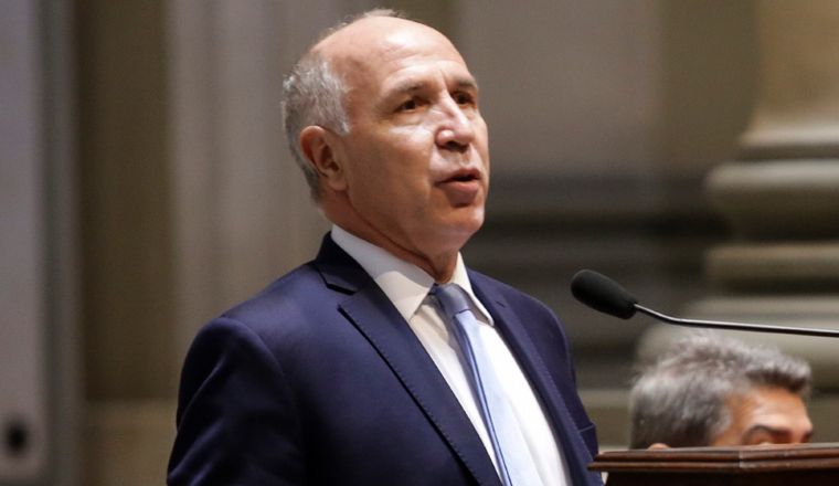  La protesta fue realizada frente a la casa de Ricardo Lorenzetti.