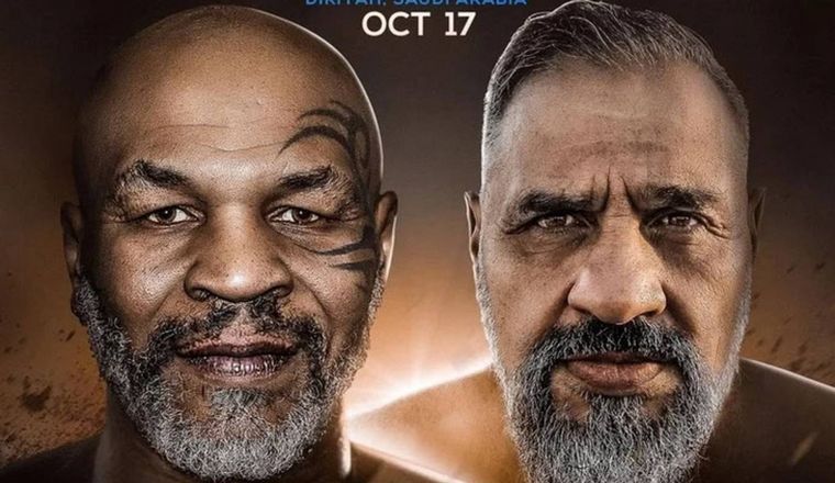 Mike Tyson y Walter Masseroni.