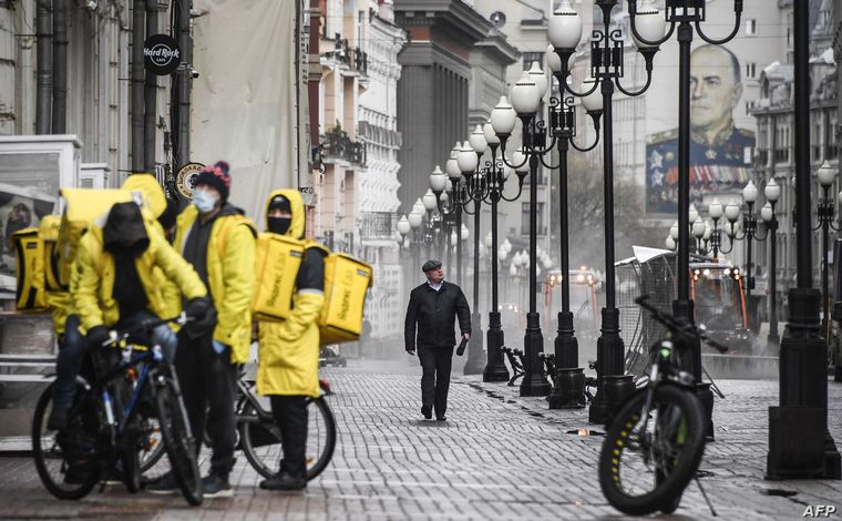 La pandemia podría dejar una alta tasa de desempleo en Rusia (Foto: AFP).