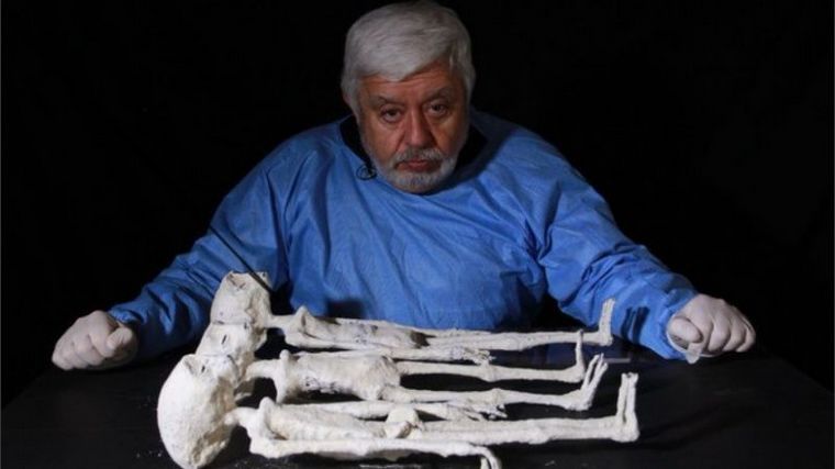 Las momias fueron halladas en Nazca, Perú, en 2017.