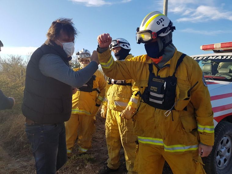 Sigue la lucha contra el fuego en Bialet Massé.