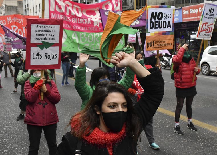 Marcha Ni una Menos en Córdoba.