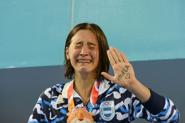 Delfina Pignatiello, presente y futuro de la natación argentina.