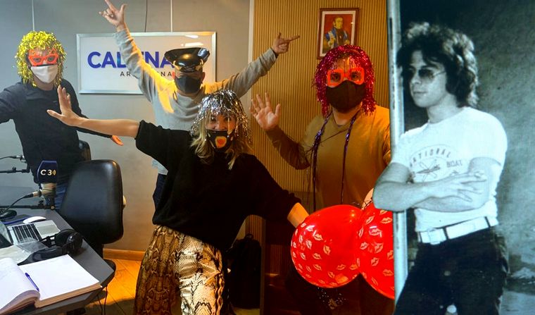 Equipo de Juntos disfrazados. Abelardo joven.