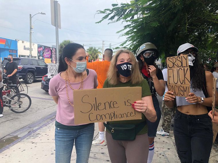 AUDIO: En Miami, hubo multitudinarias protestas en contra del racismo