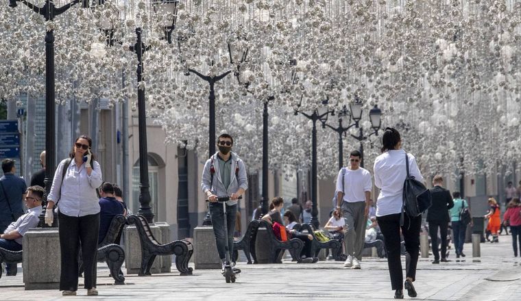 El alcalde anunció el levantamiento gradual de la cuarentena en la capital rusa.