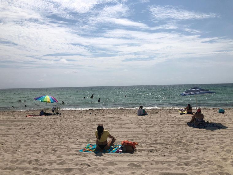 Reapertura de playas en Miami