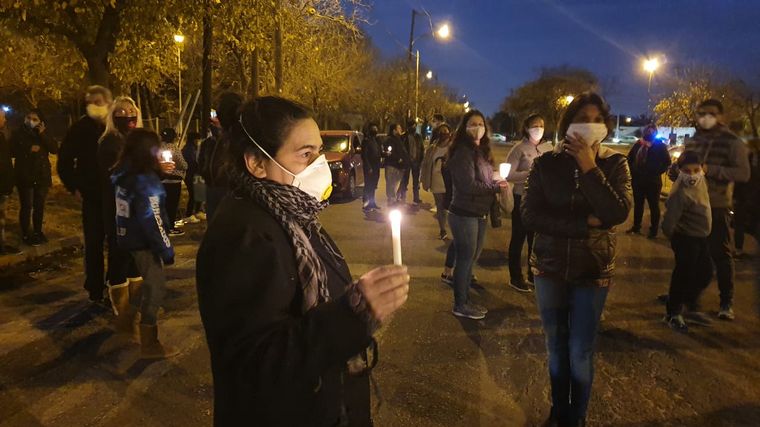 Marcharon en barrio Congreso tras el crimen de Silvia Apaza.
